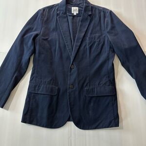 GAP Navy Two-Button Blazer